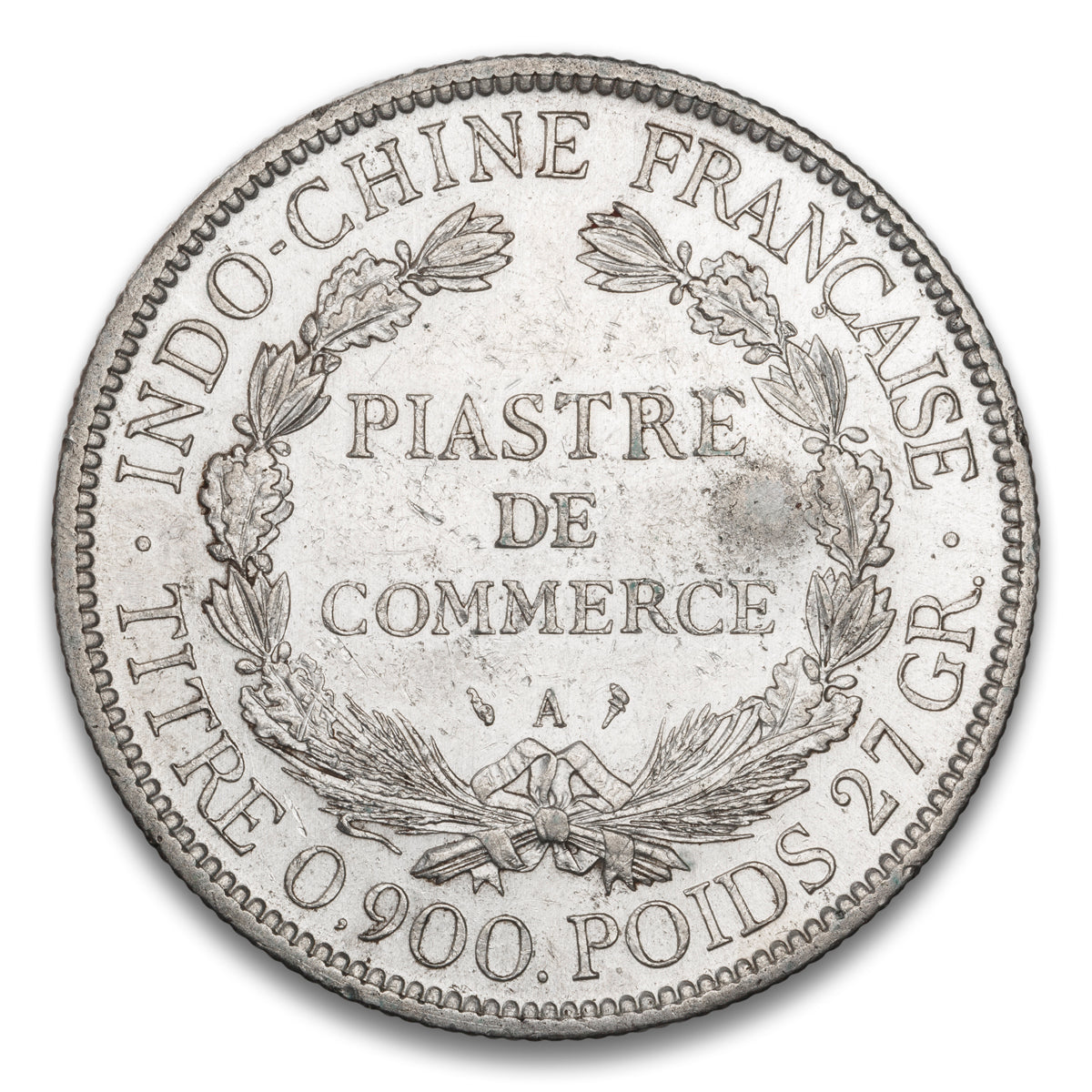 French Indo-China Silver 1 Piastre 1900 A