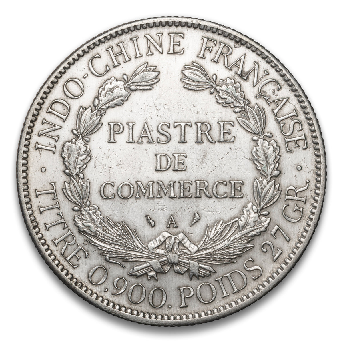 French Indo-China Silver 1 Piastre 1907 A