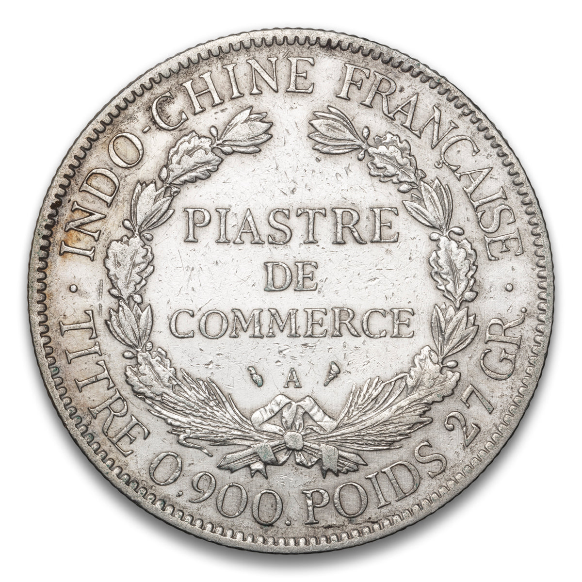 French Indo-China Silver 1 Piastre 1910 A