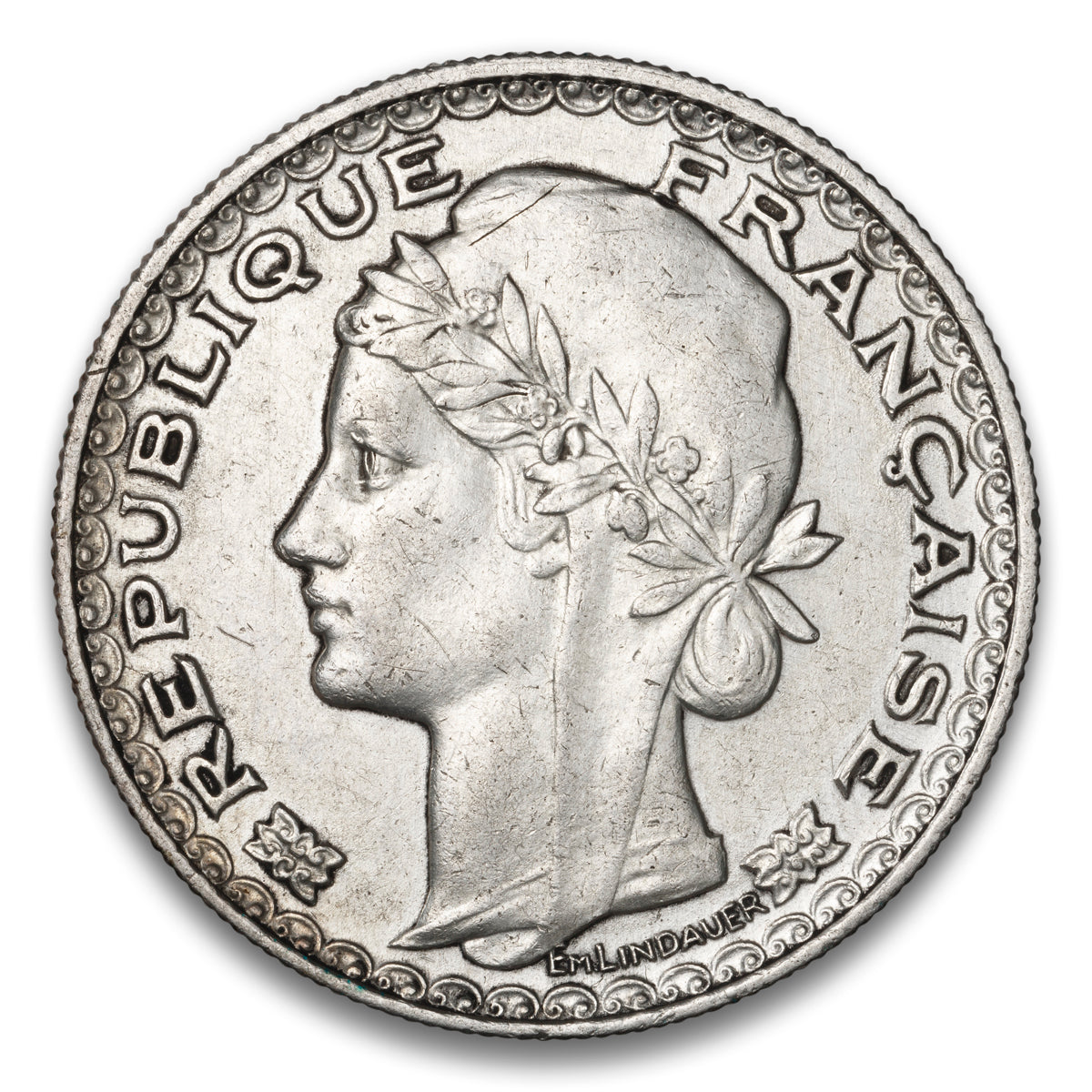 French Indo-China Silver 1 Piastre 1931