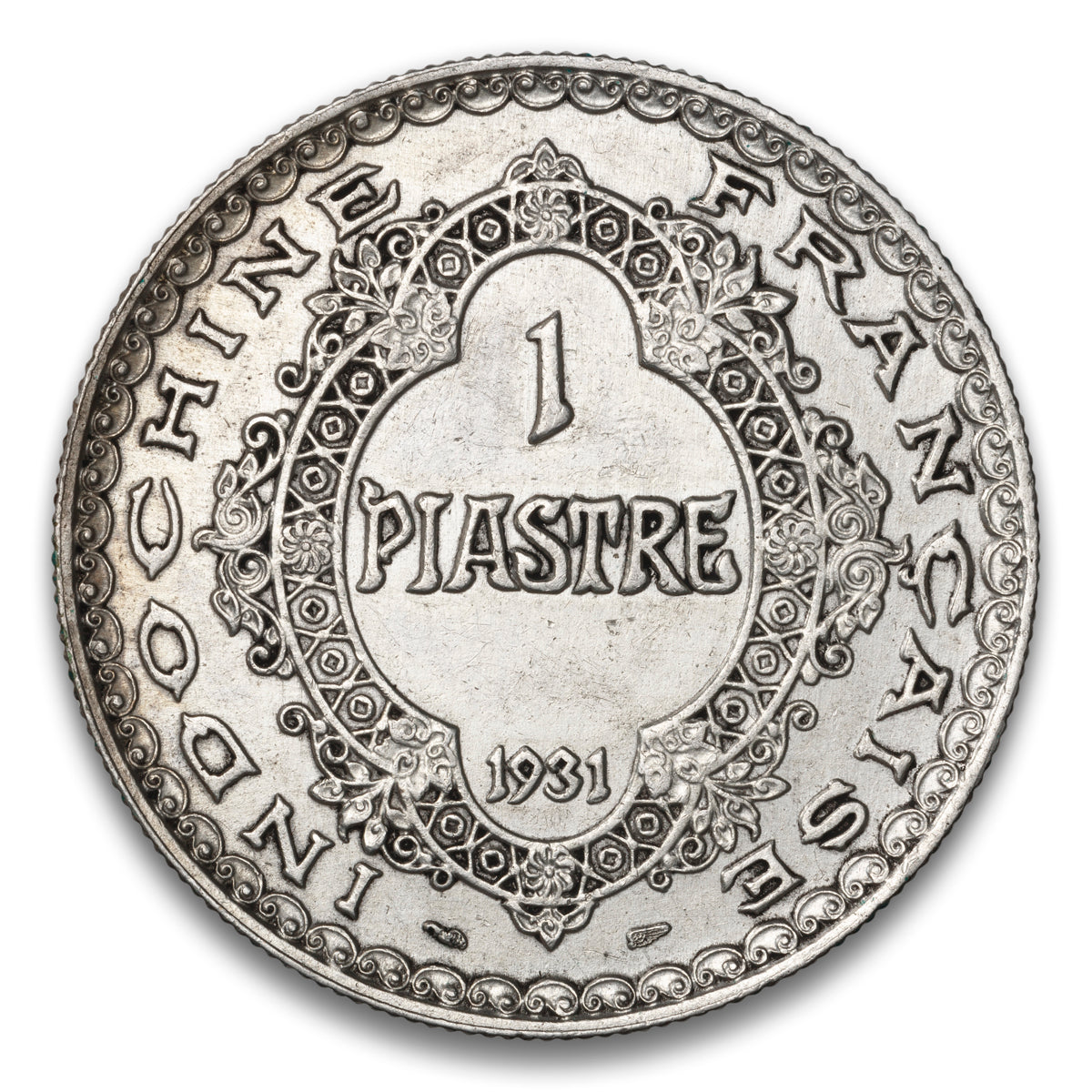 French Indo-China Silver 1 Piastre 1931