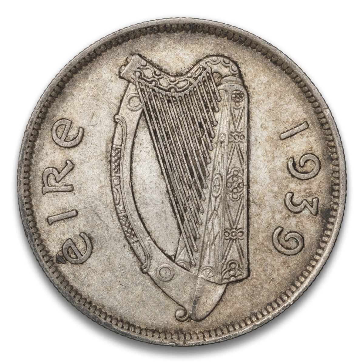Ireland Silver 1/2 Crown 1939