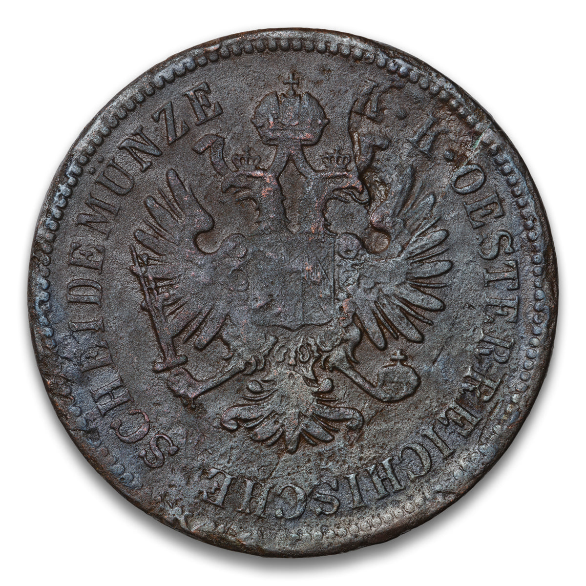 Austria Base 4 Kreuzer 1861 B