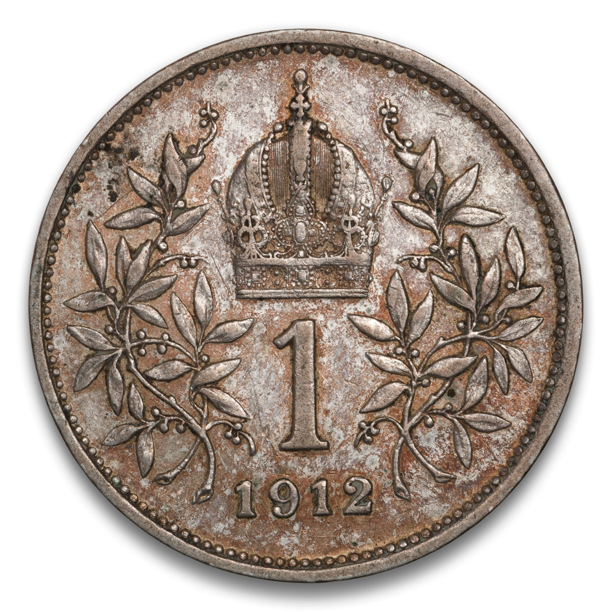 Austria Silver 1 Corona 1912