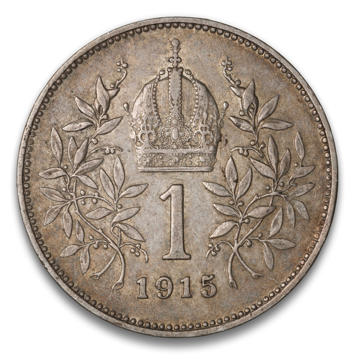 Austria Silver 1 Corona 1915