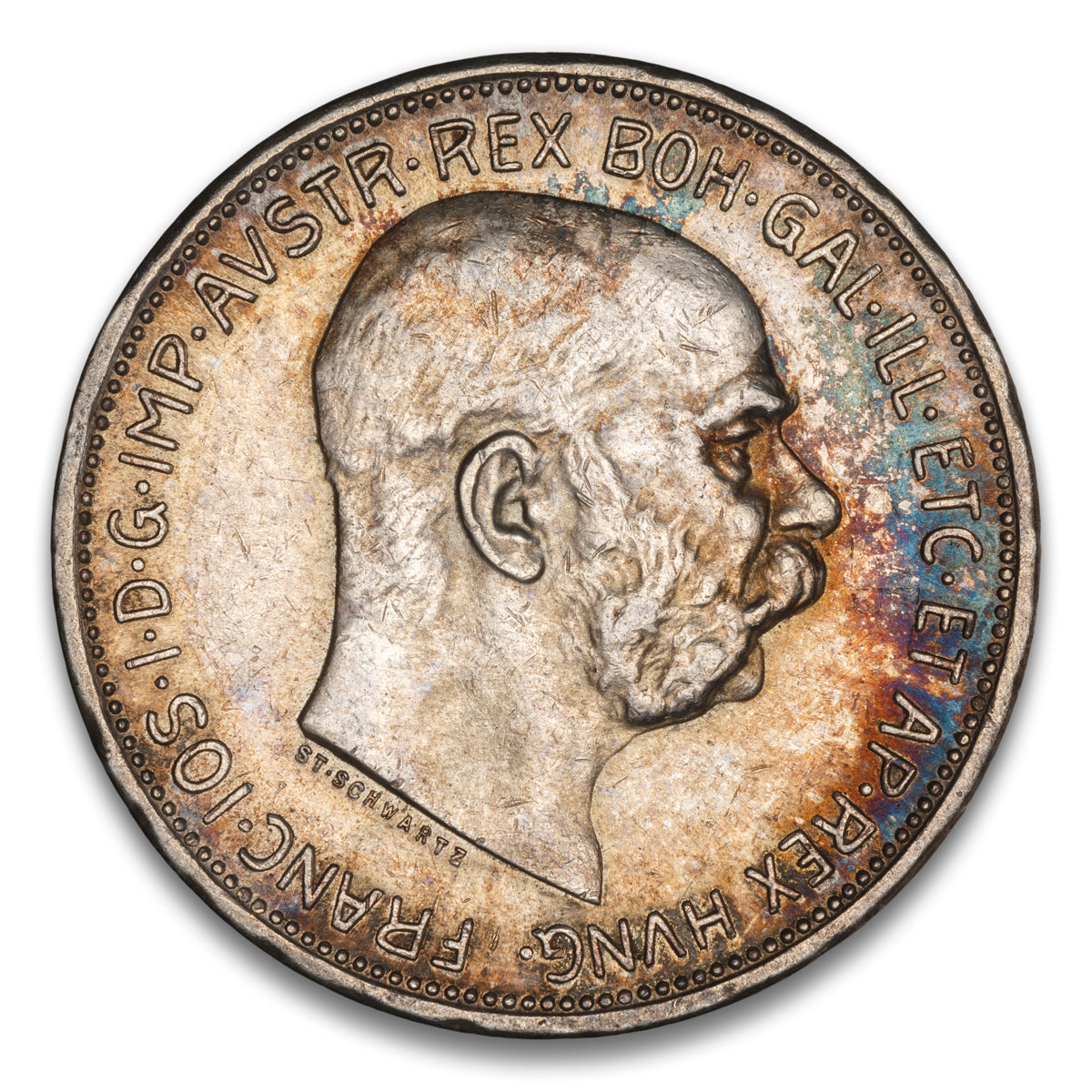 Austria Silver 2 Corona 1913