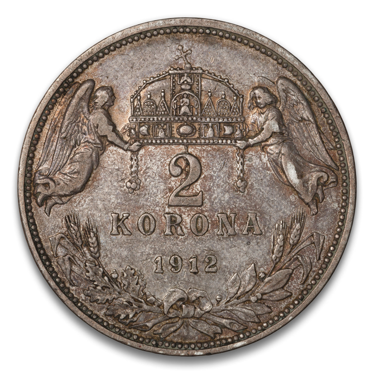 Hungary Silver 2 Korona 1912 KB