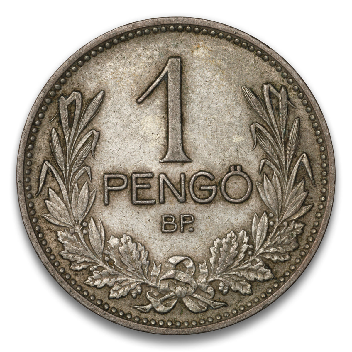 Hungary Silver 1 Pengo 1939 BP