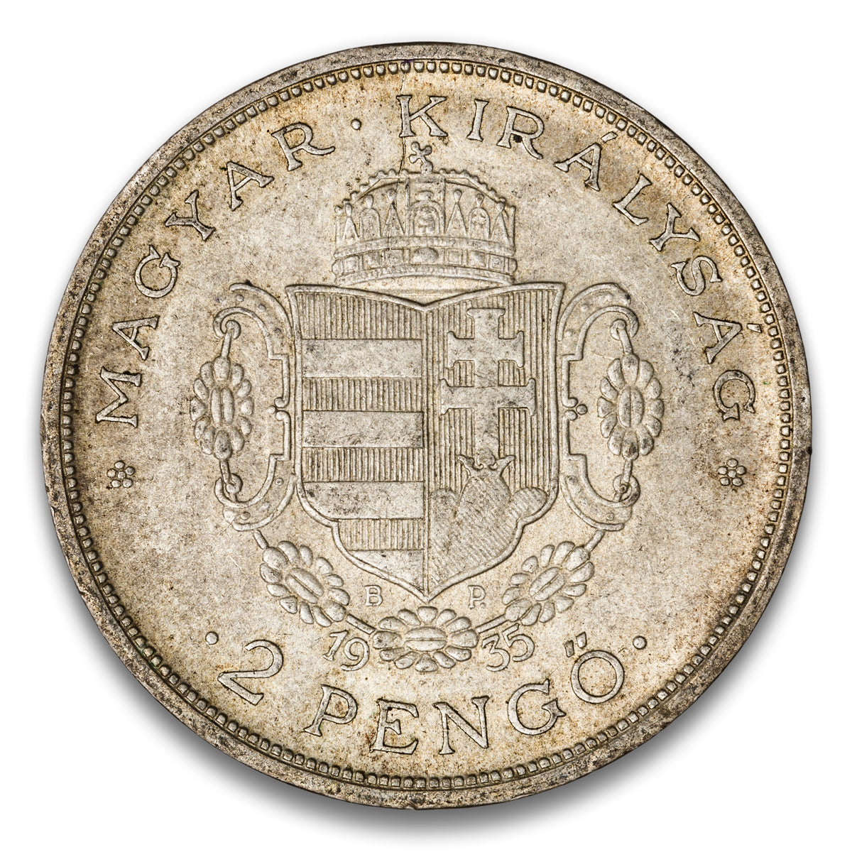 Hungary Silver 2 Pengo 1935