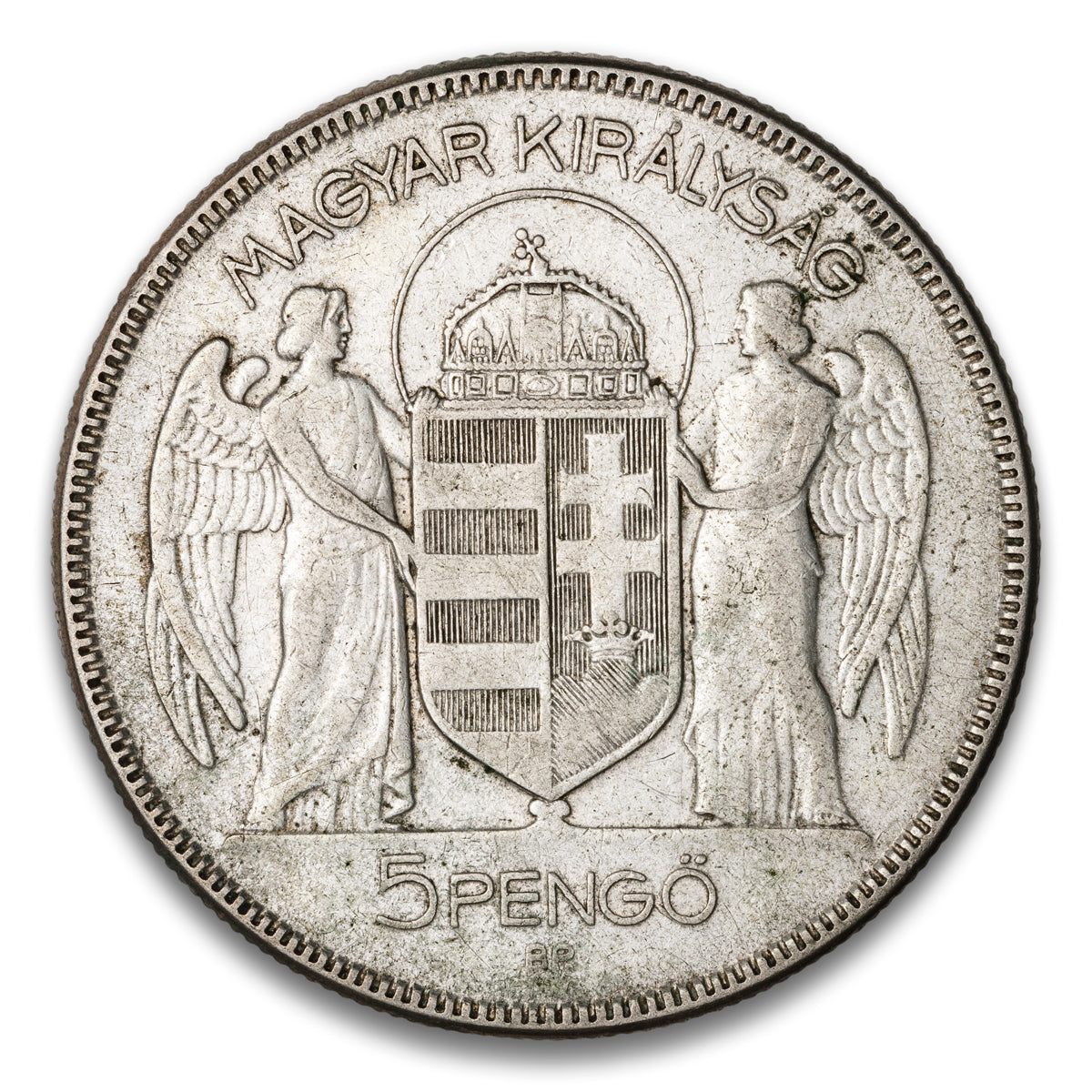 Hungary Silver 5 Pengo 1930 BP