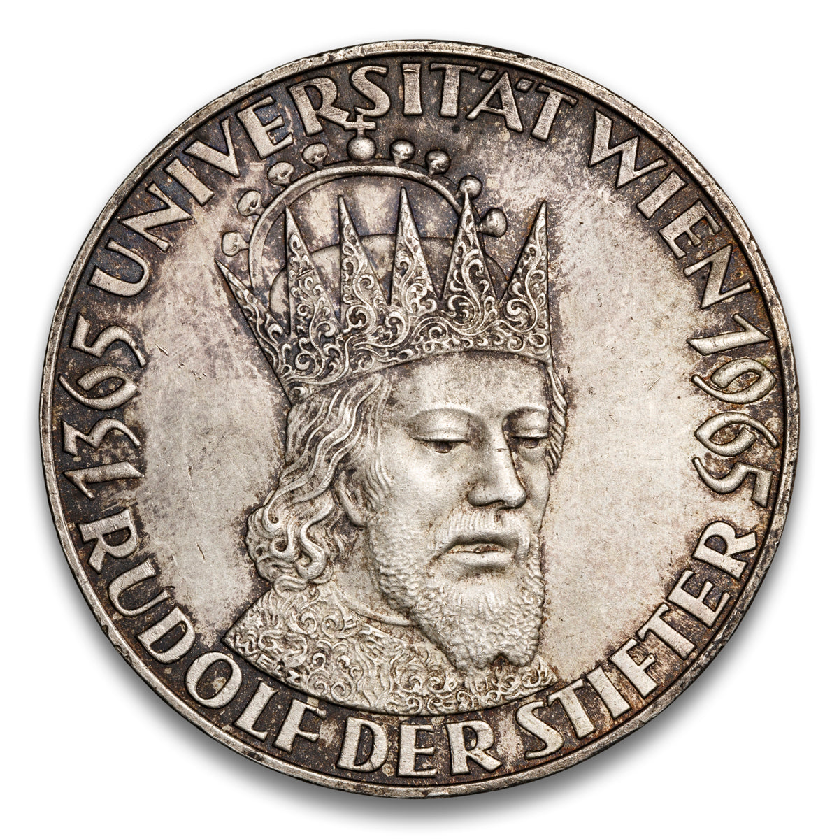 Austria Silver 50 Schilling 1965