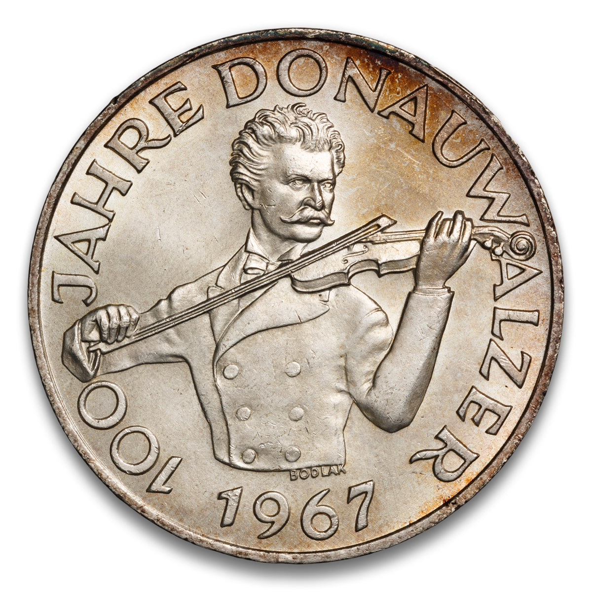 Austria Silver 50 Schilling 1967