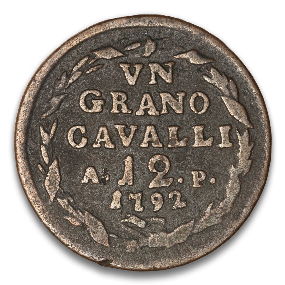 Naples Italian State 1 Grano 1792 P AP