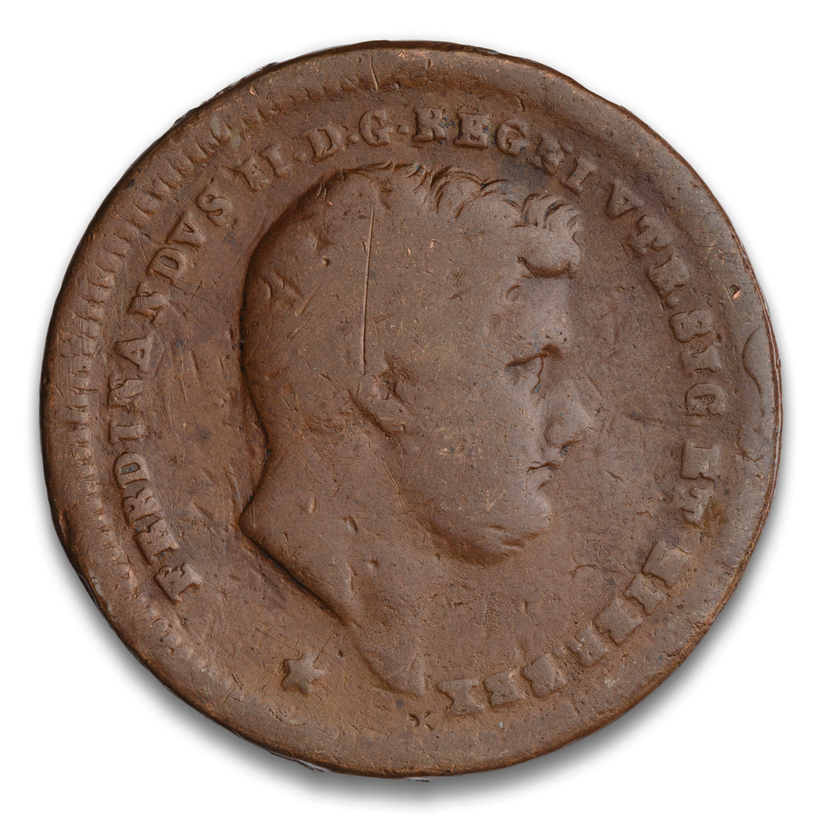 Naples Italian State 2 Tornesi 1842