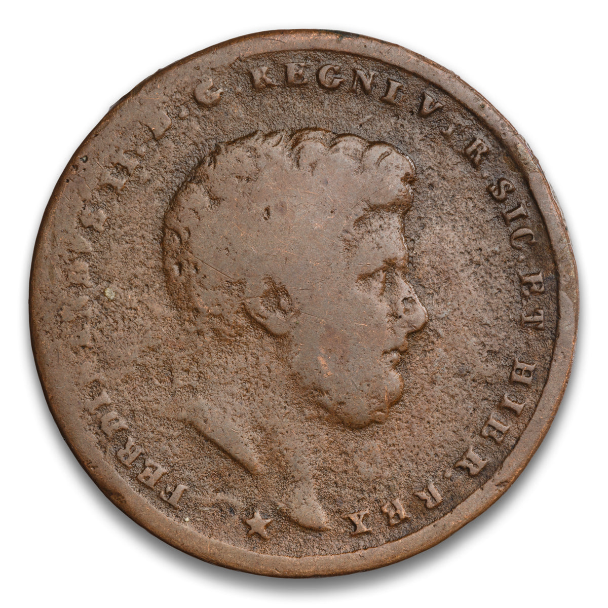 Naples Italian State 2 Tornesi 1856