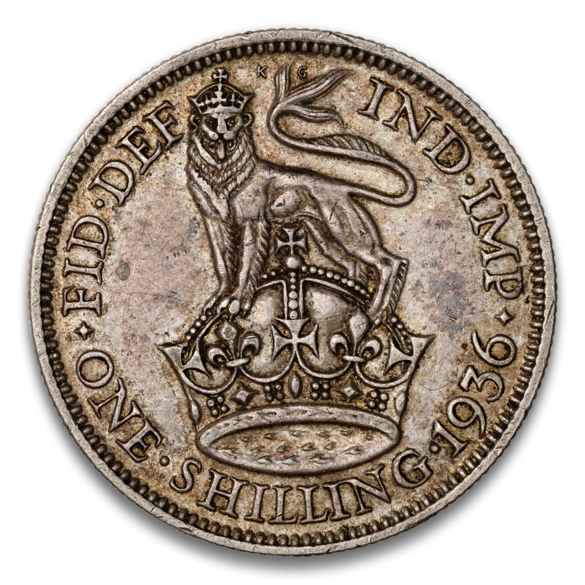 Great Britain Silver 1 Shilling 1936