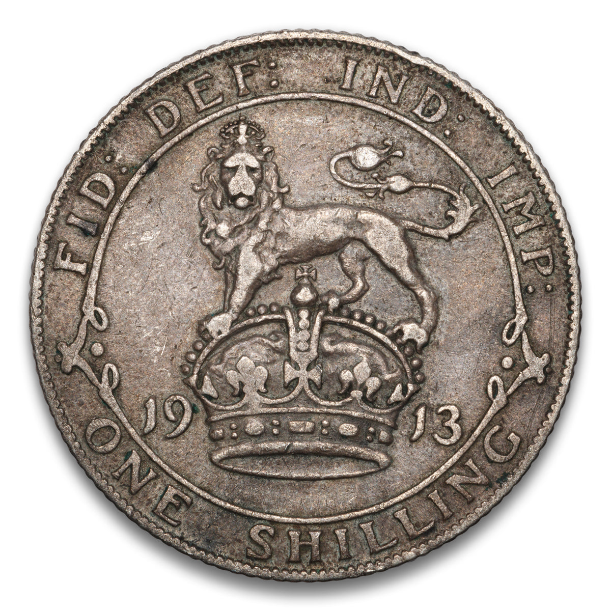 Great Britain Silver 1 Shilling 1913