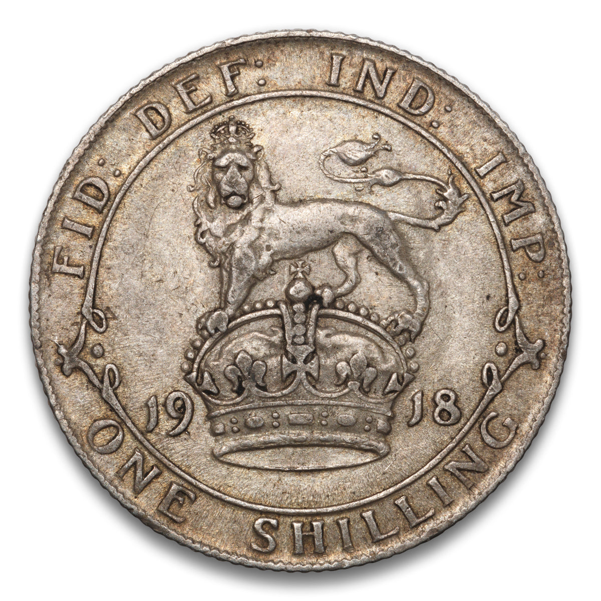 Great Britain Silver 1 Shilling 1918