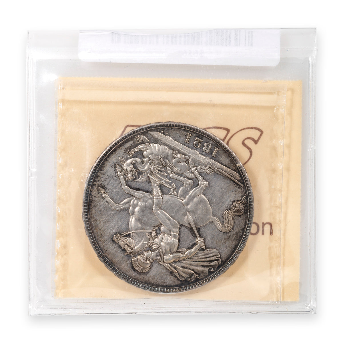 Great Britain Secundo Silver 1 Crown 1821