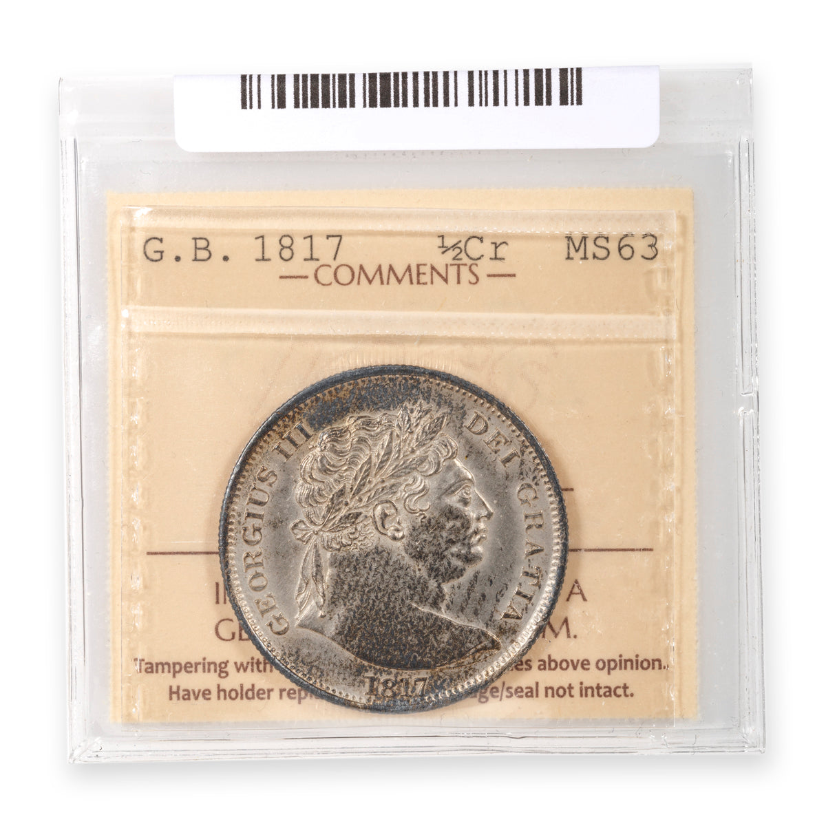 Great Britain Silver Half Crown 1817