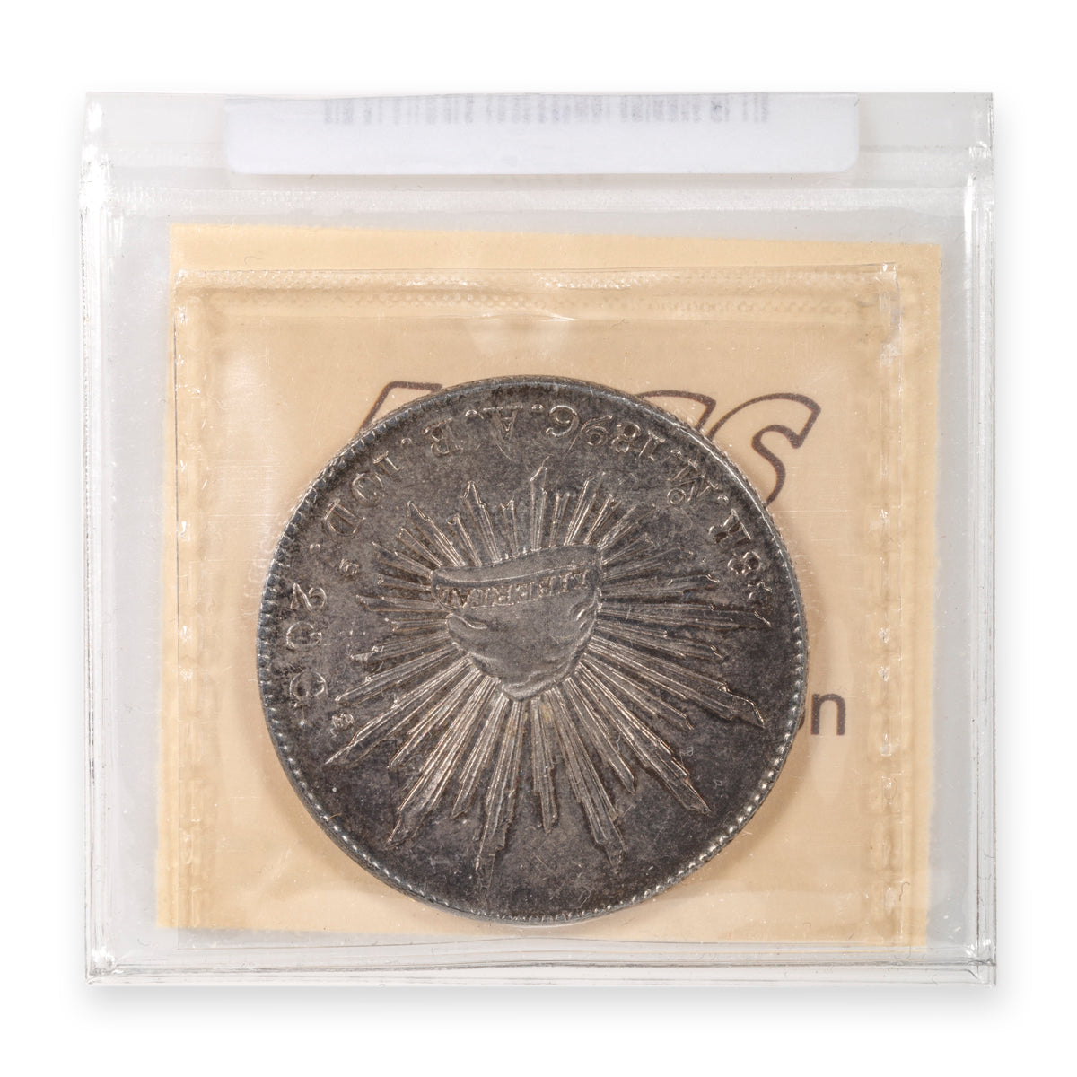 Mexico Silver 8 Reales 1896 Mo AB