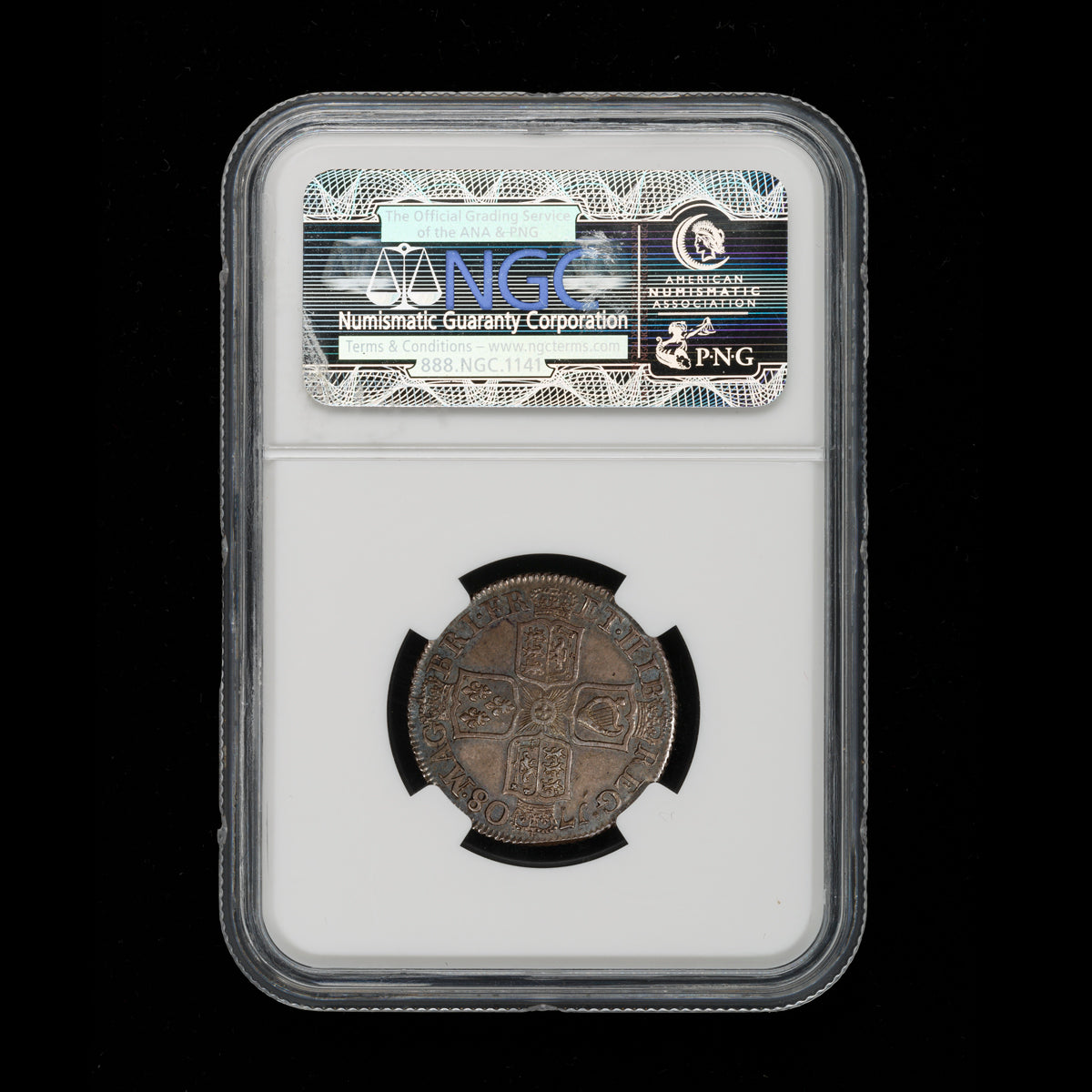 Great Britain Silver 1 Shilling 1708