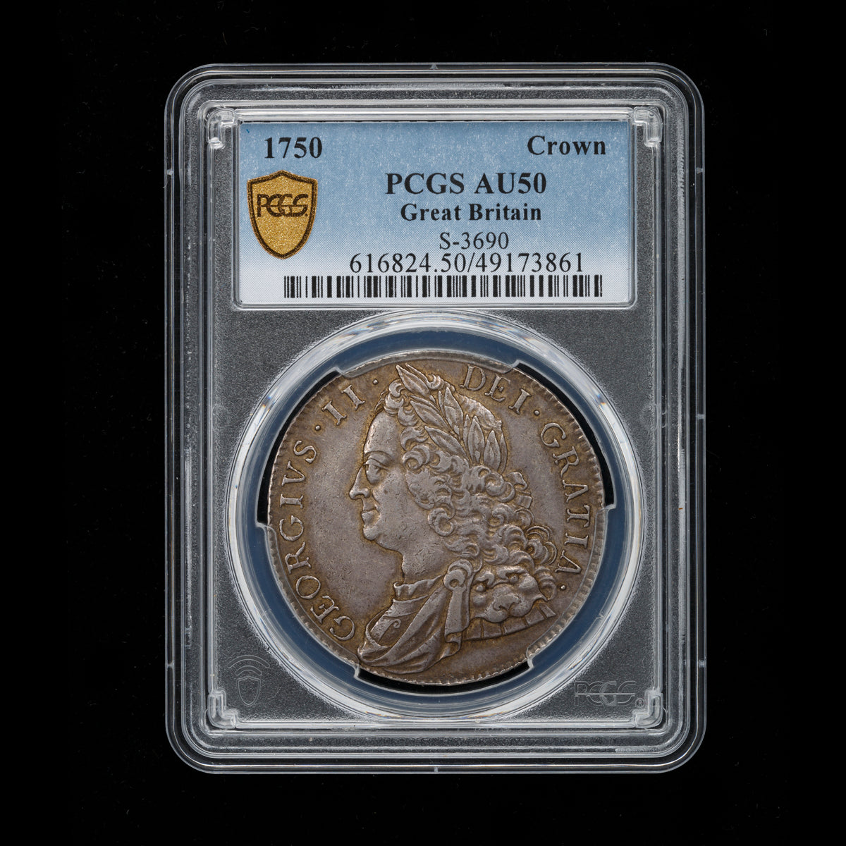 Great Britain Silver 1 Crown 1750