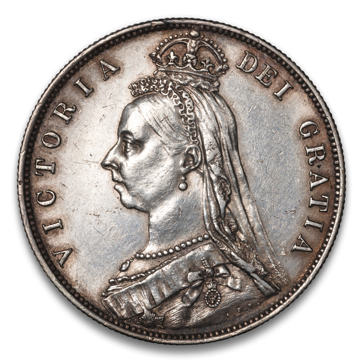 Great Britain Silver Half Crown 1887