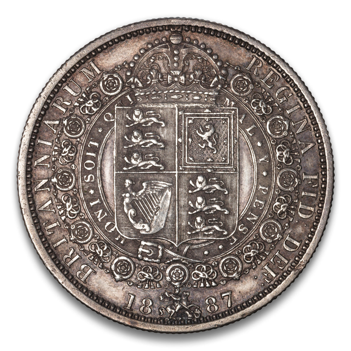 Great Britain Silver Half Crown 1887