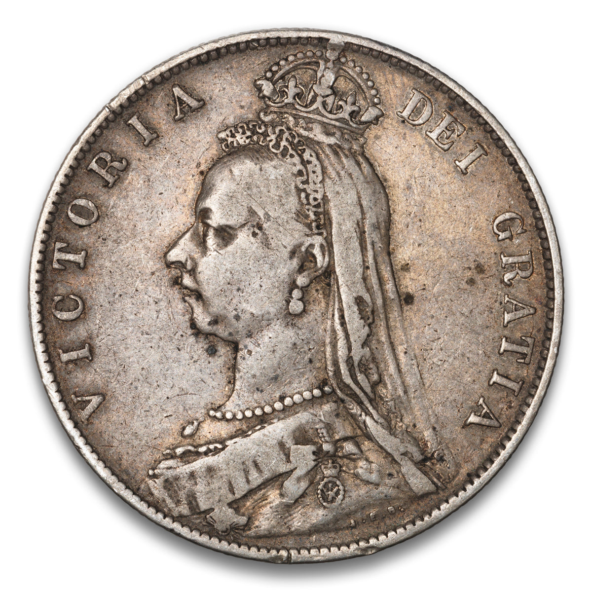 Great Britain Silver Half Crown 1890