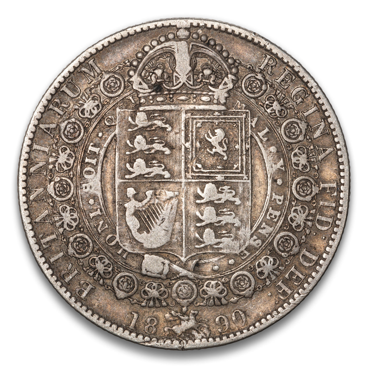 Great Britain Silver Half Crown 1890