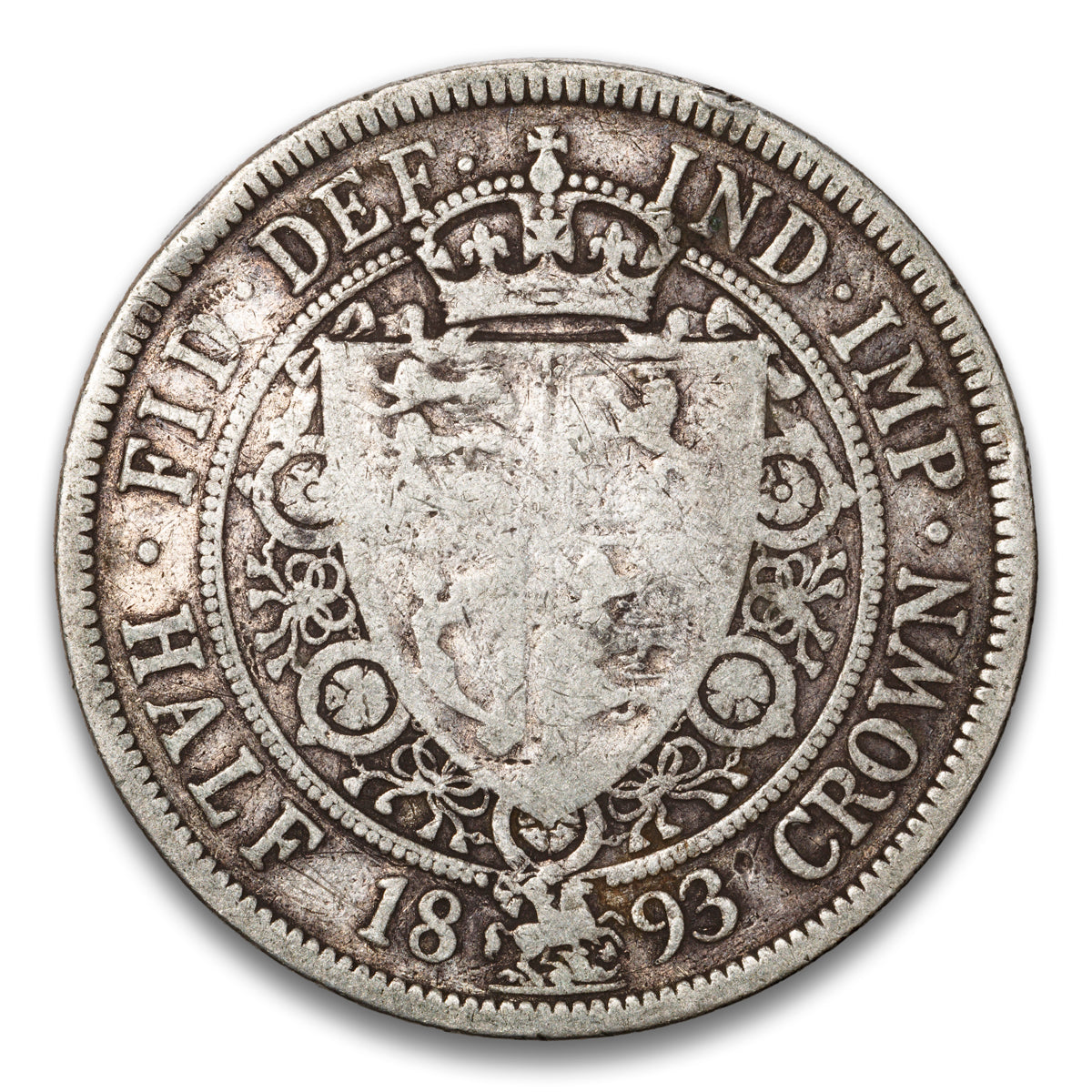 Great Britain Silver Half Crown 1893