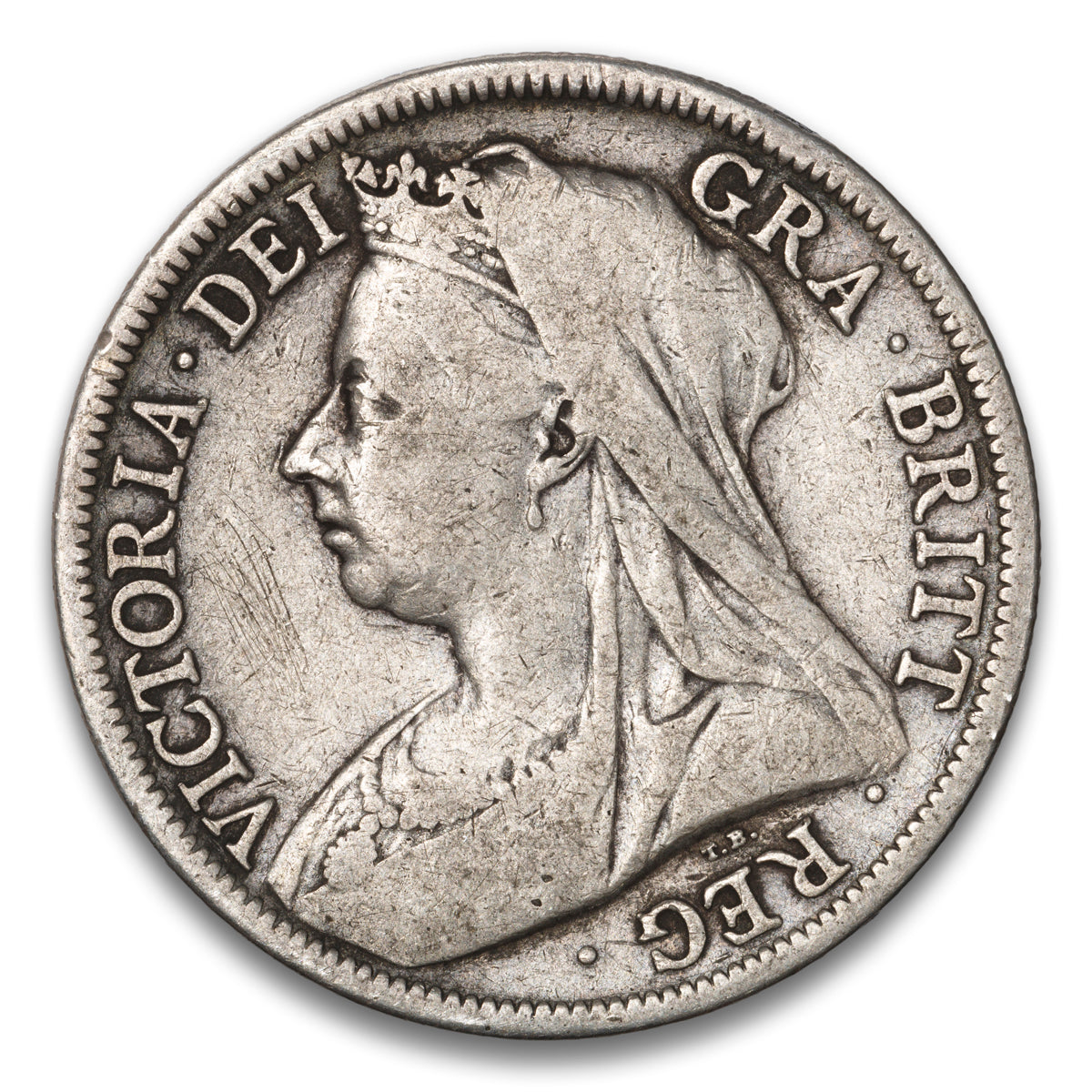 Great Britain Silver Half Crown 1900