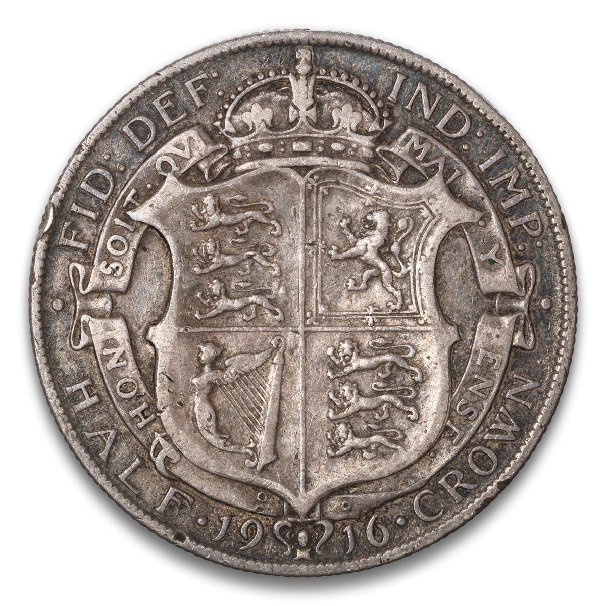 Great Britain Silver Half Crown 1916