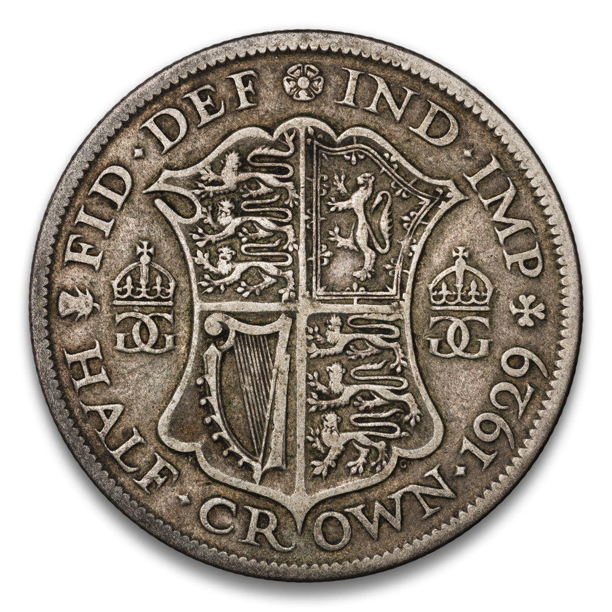 Great Britain Silver Half Crown 1929