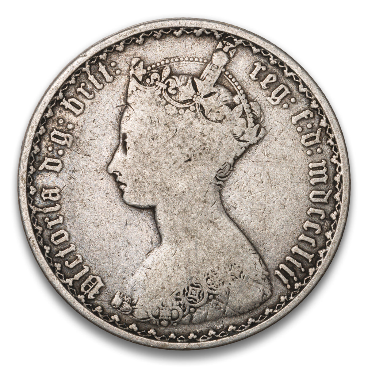 Great Britain Silver 1 Florin 1853