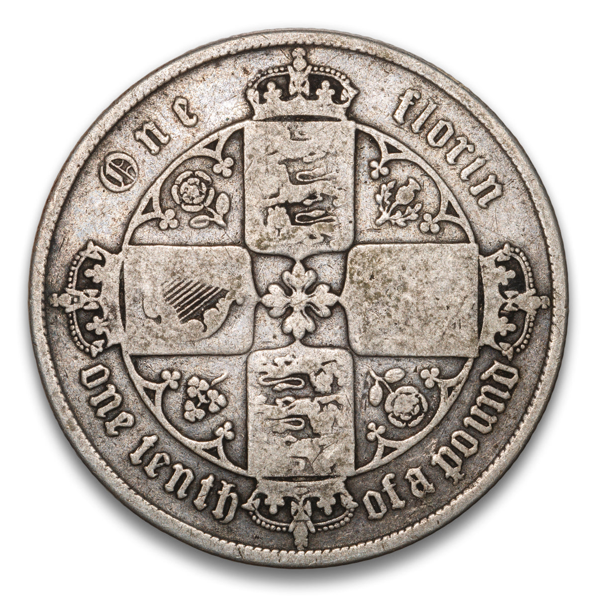 Great Britain Silver 1 Florin 1853