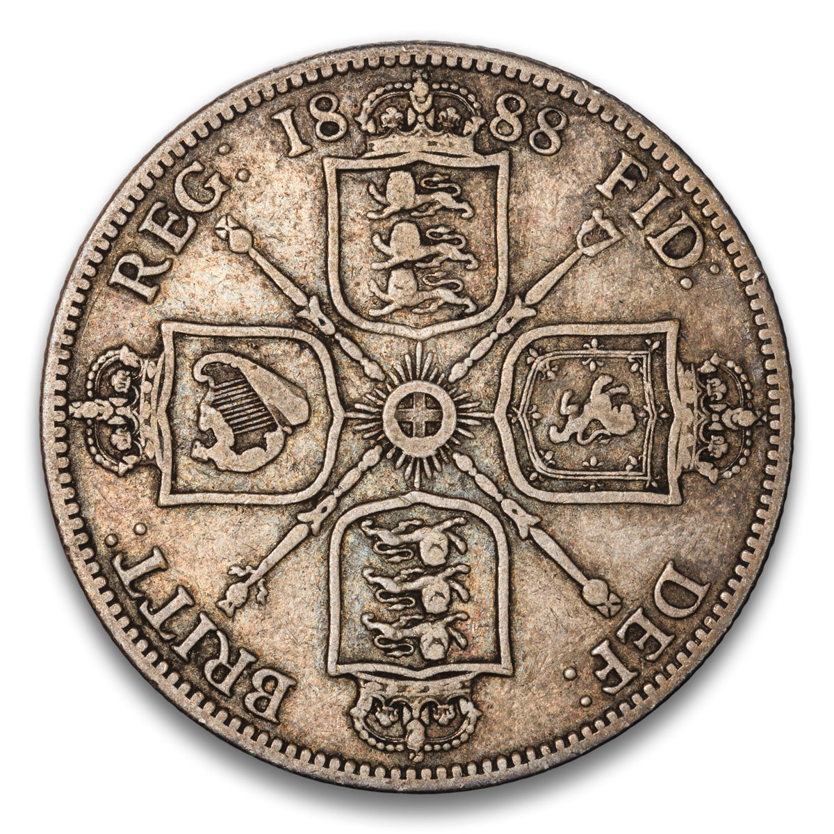Great Britain Silver 1 Florin 1888