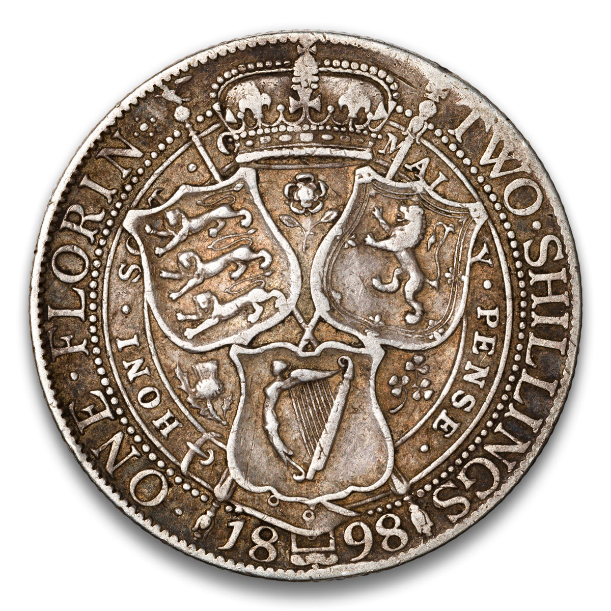 Great Britain Silver 1 Florin 1898