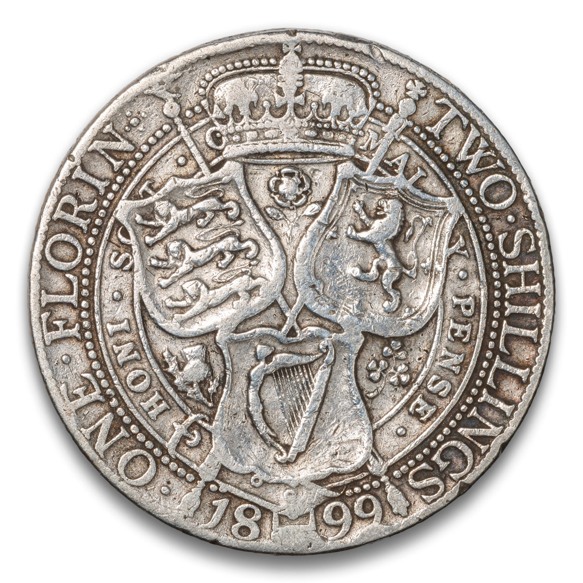 Great Britain Silver 1 Florin 1899