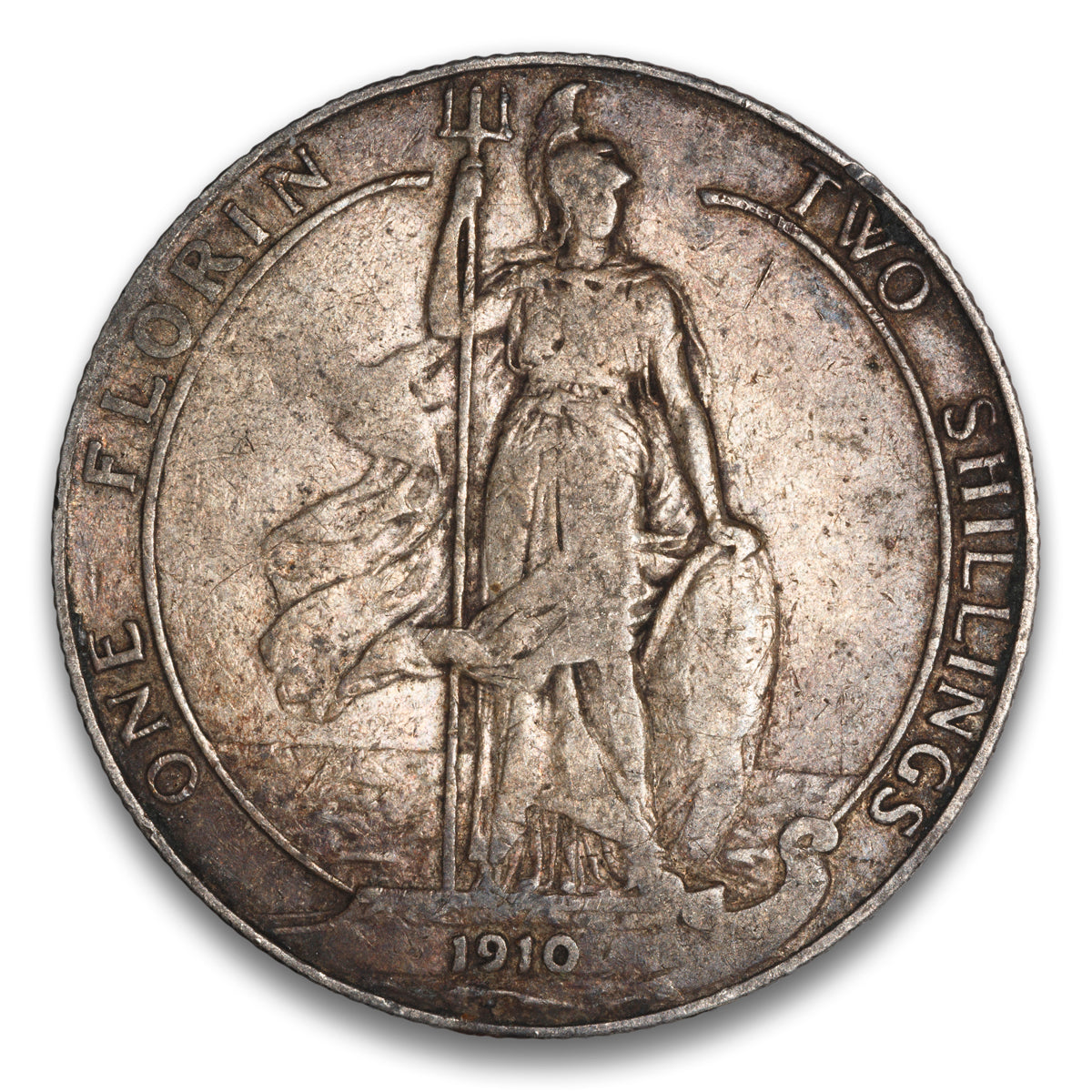 Great Britain Silver 1 Florin 1910