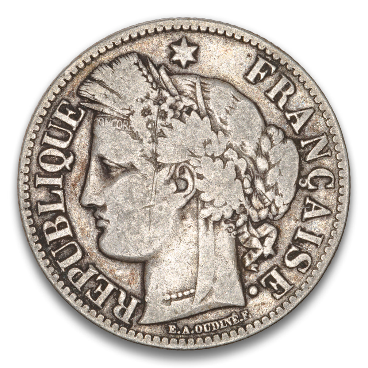 France Silver 2 Francs 1870 A