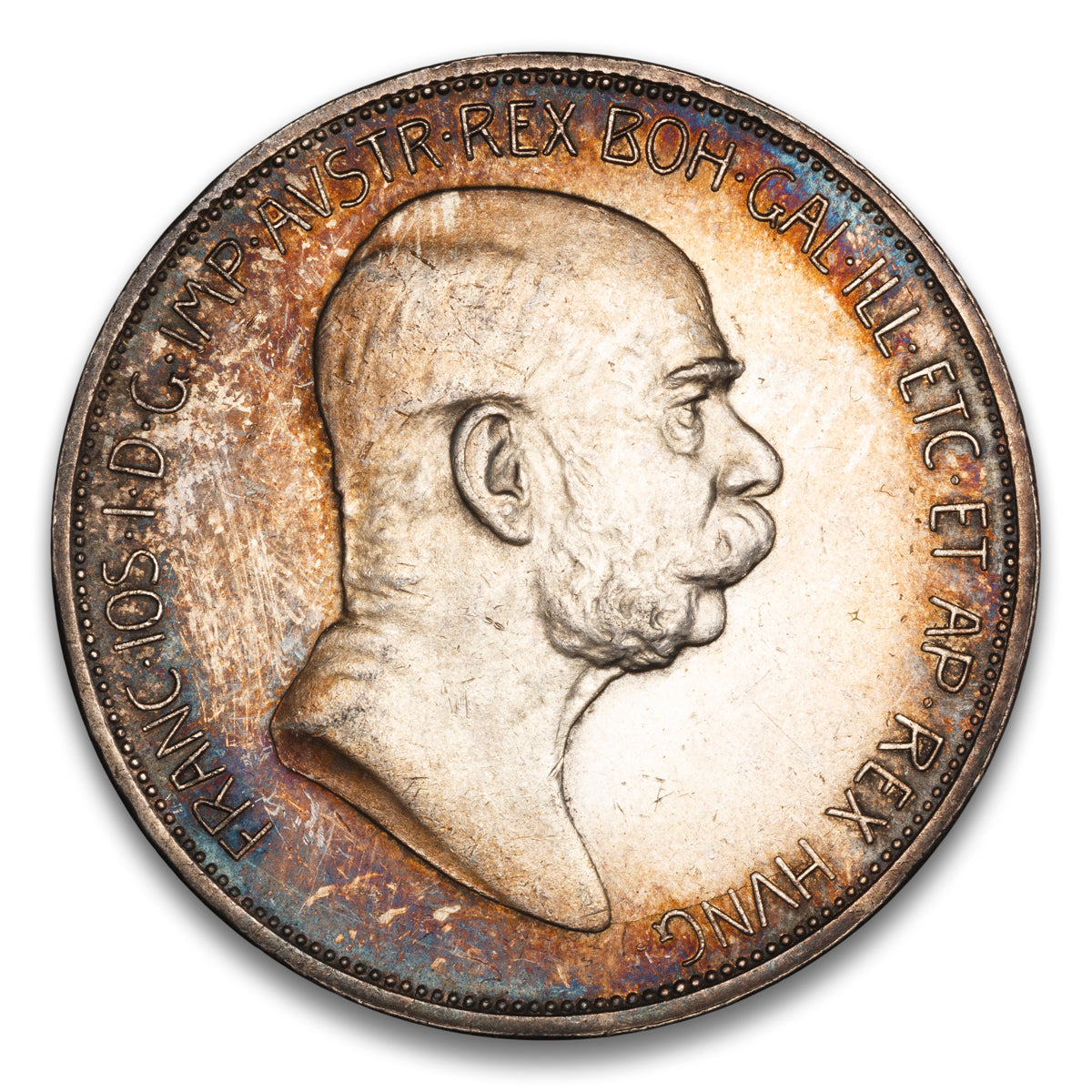 Austria Silver 5 Corona 1908