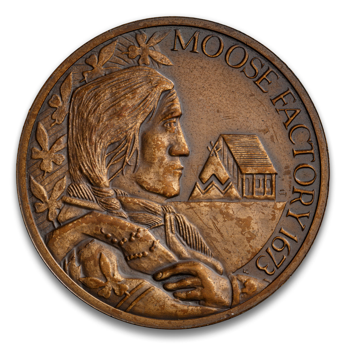 Moose Factory, ON 300th Anniversary Base medal 1673-1973