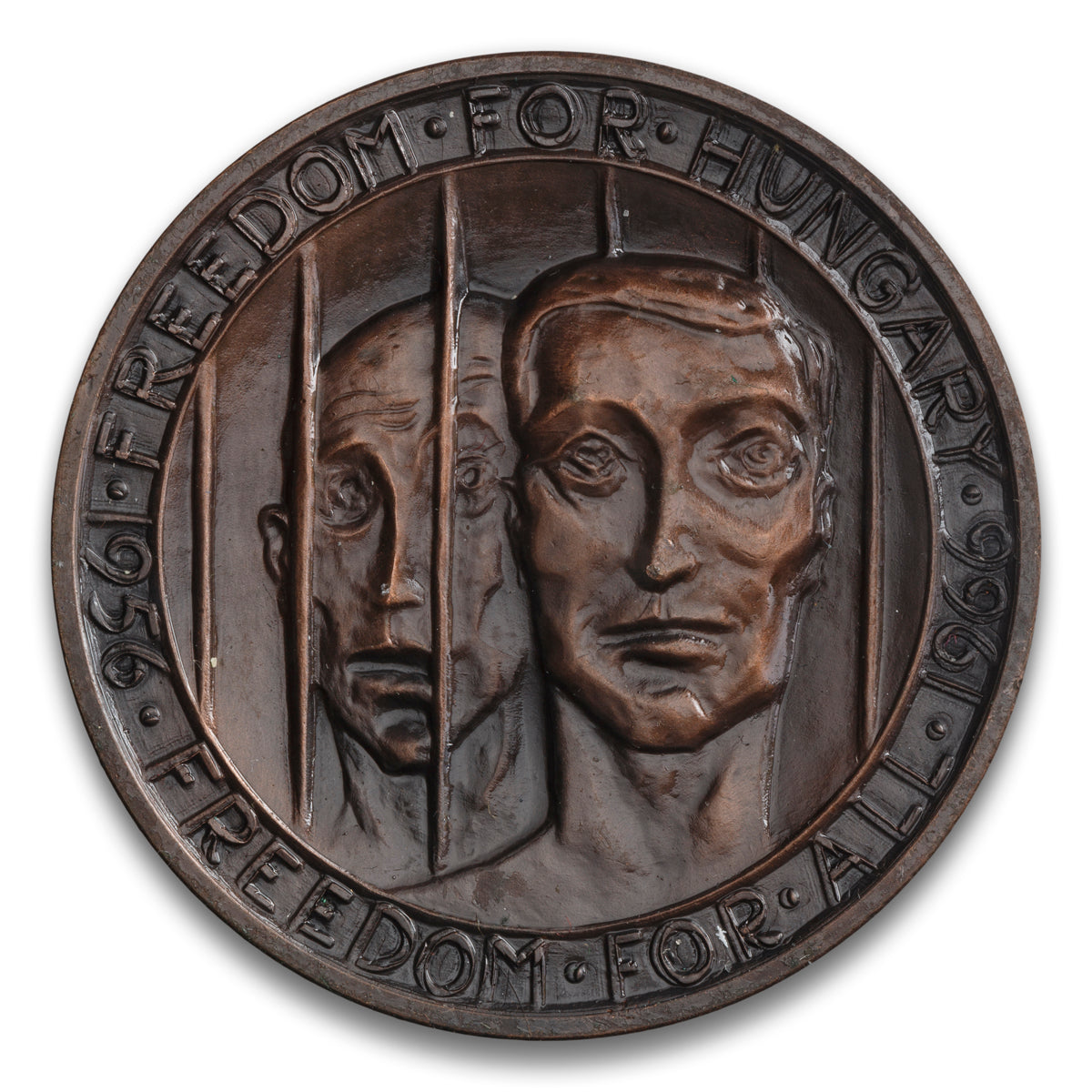 Freedom for Hungary by Dora de Pedery-Hunt Base medal 1956-1966