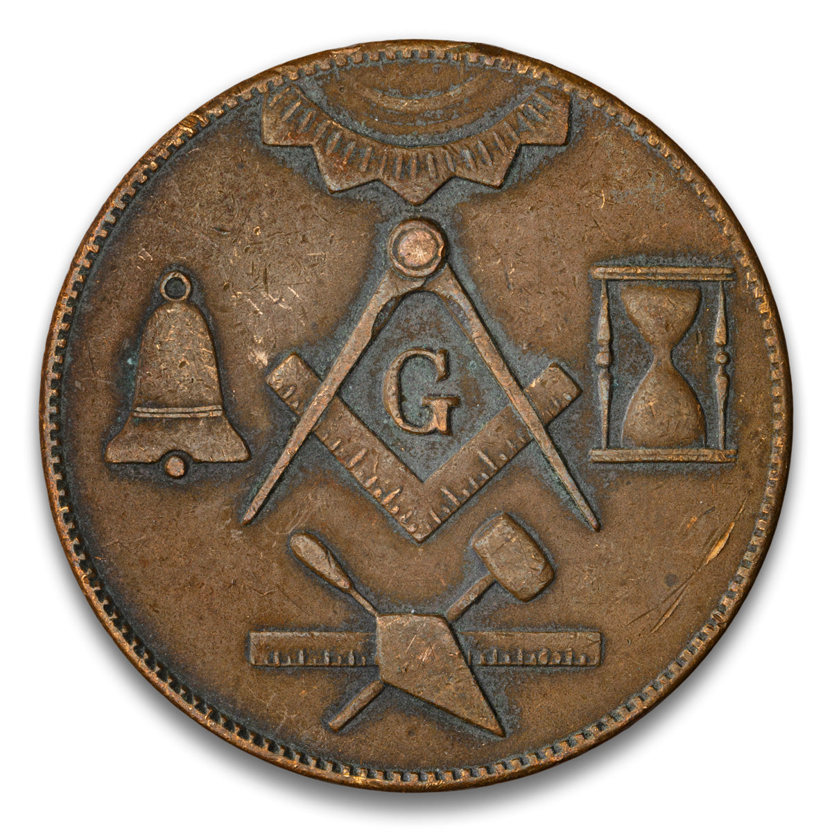 Made a Mason unissued Base medal