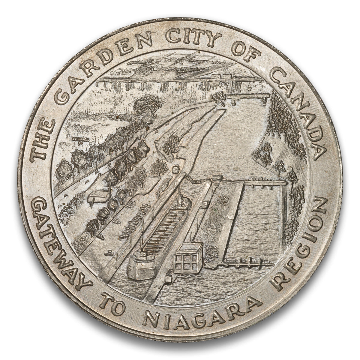 St Catharines, ON Canada Centennial (NS) Base medal 1867-1967