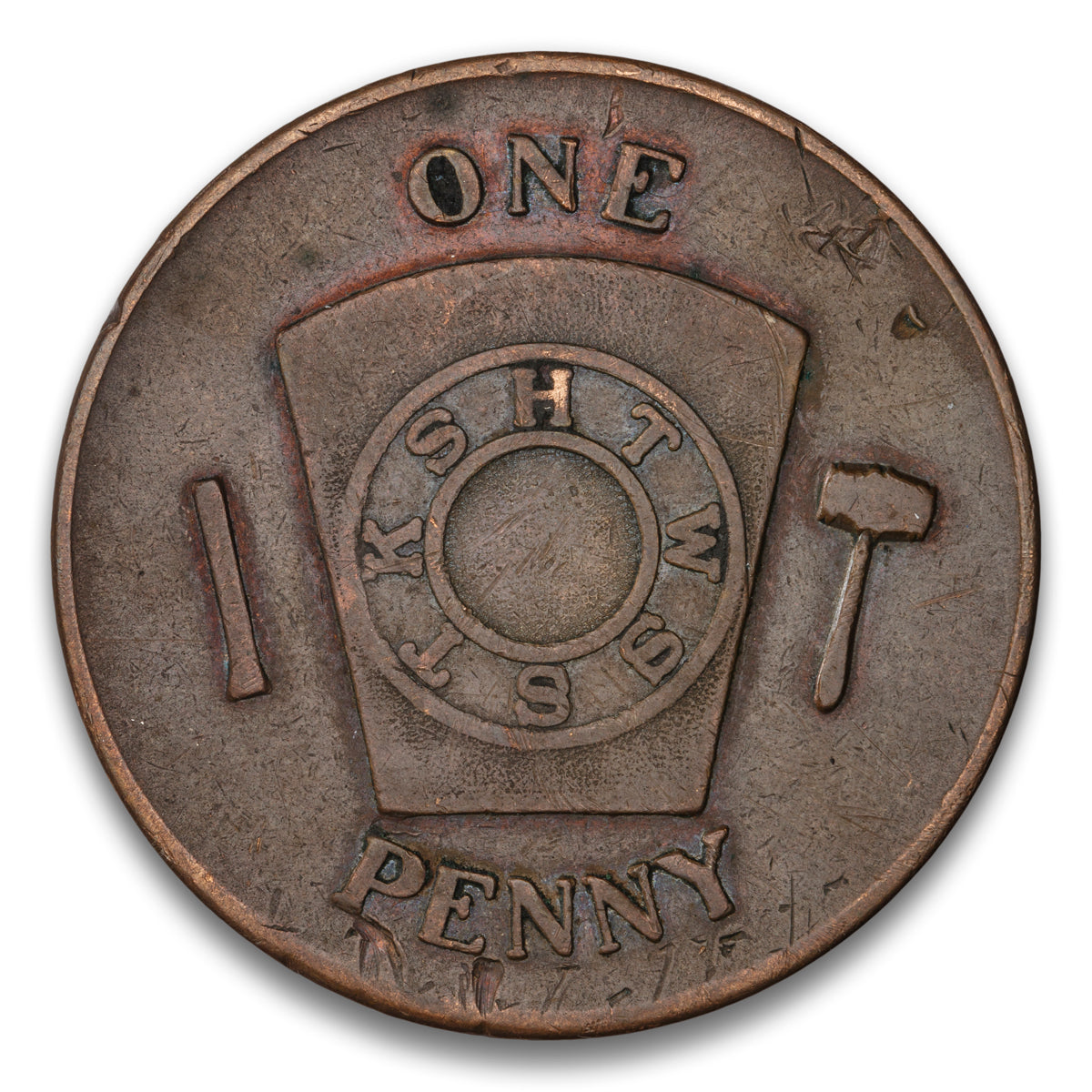 Masonic Penny: Shannon Chpt 9 St John's, NFLD Base medal