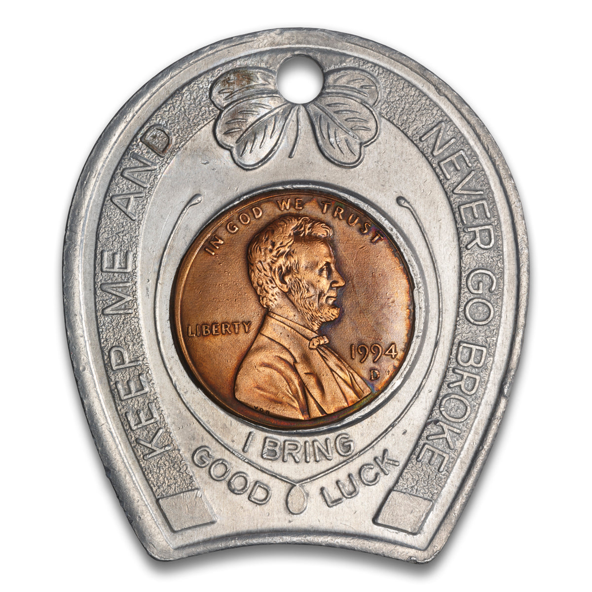 Mabry Hill Blue Ridge Parkway, VA Base encased US cent 1994 D