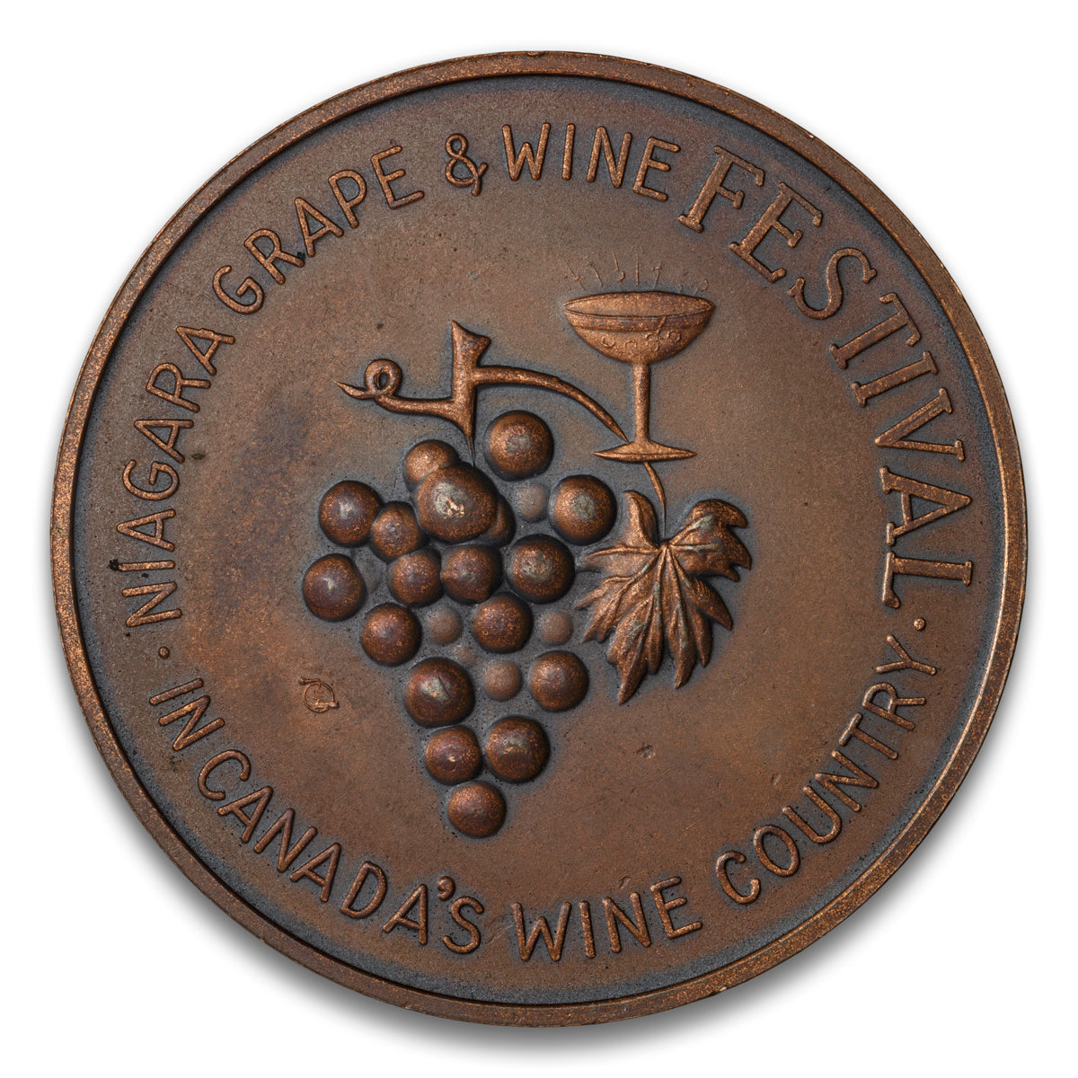 St Catharines, ON (Cu) Niagara Grape & Wine Festival Base medal 1970